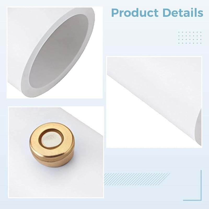 فوهات رش من النحاس والبولي فينيل كلوريد 10 قطع، خيط قياسي 1/2 بوصة لتبريد حديقة الفناء - Image 2